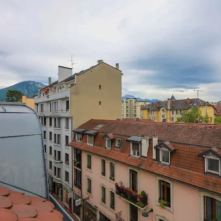 Le Sommeiller - Hyper Centre Avec Garage 阿讷西